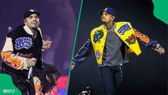 Peeps react to Chris Brown's raunchy pics with fan at a meet and greet: "She got her money’s worth"