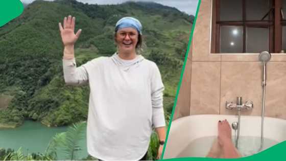 American amazed by size of bathtubs in South Africa TikTok video