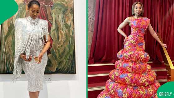 Enhle Mbali goes on vacation with her family, shares cute photos from their holiday: "We’re so happy"
