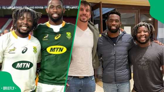 Siya Kolisi celebrates Scarra's 34th birthday in style, shares lovely funny old pictures