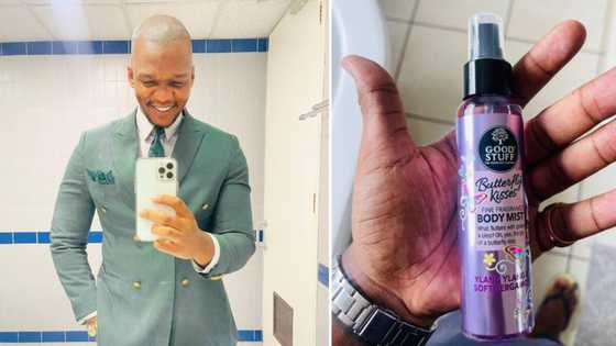 Mzansi women call man out for allegedly trying to cover up cheating by saying he uses ladies body mist