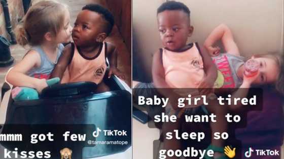 Mzansi toddlers' interracial love: White girl and black boy go TikTok viral over 'love story' that has SA gushing