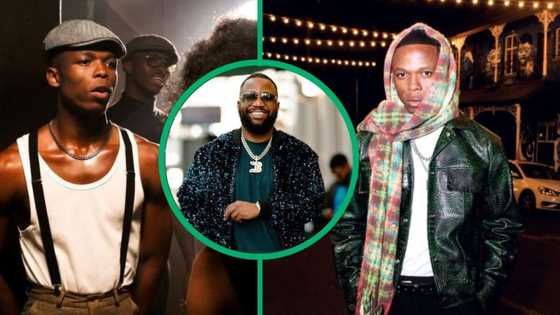 Toss takes over Cassper Nyovest's mansion and dances Billiato's challenge in his African Throne Tour absence