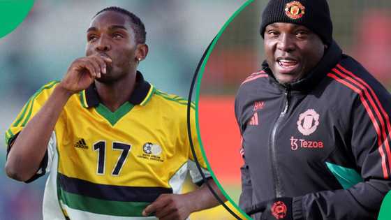 South African fans celebrate Benni McCarthy’s historic 1998 Fifa World Cup goal for Bafana Bafana