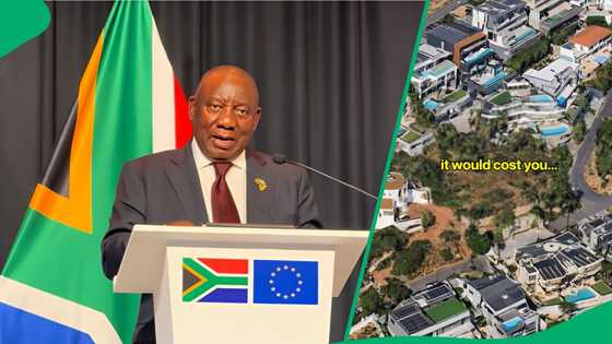 "He is never there": SA astonished by the price of living next door to the president in Cape Town