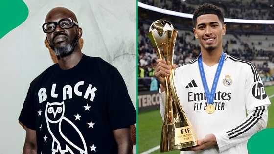 DJ Black Coffee links up with Real Madrid player Jude Bellingham in Dubai, SA proud: "Legendary"