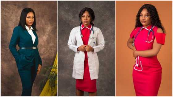 Cute lady graduates as doctor, has men falling over to propose