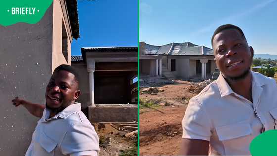Mzansi impressed as 25-year-old man shows progress of his Thohoyandou home build