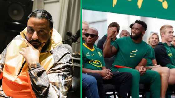 DJ Khaled hypes up the Rugby World Cup finals between Springboks and the All Blacks in an epic video