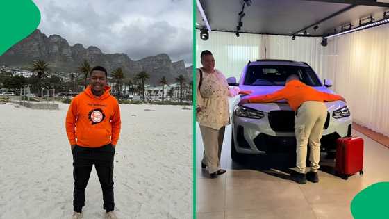 "Living proof that education is key": Gift Bozekana shows new car worth R1.6 million, SA inspired