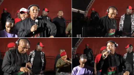 "DJ Julius on the decks": Malema turns up at #EFFSiyabongaRally, SA in stitches