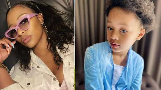 DJ Zinhle pens sweet message to Kairo as she celebrates 7th birthday, shares cute pic of daughter: "Beautiful"