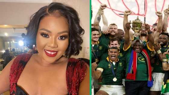 RWC: Anele Mdoda defends Cyril Ramaphosa celebrating Springboks' win: "You are being ridiculous"