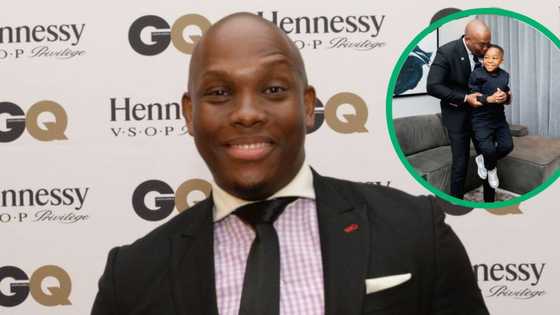 Vusi Thembekwayo pens message for son on happy birthday, adorable pic has fans fawning over kid