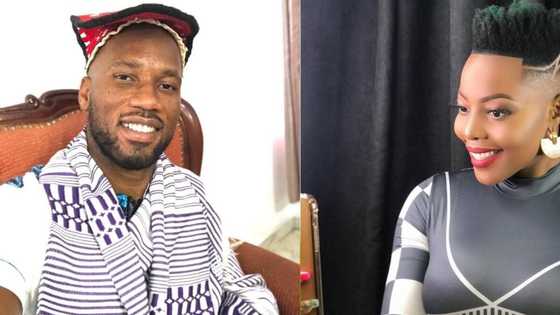 Nomcebo Zikode meets Chelsea & Ivory Coast soccer legend Didier Drogba