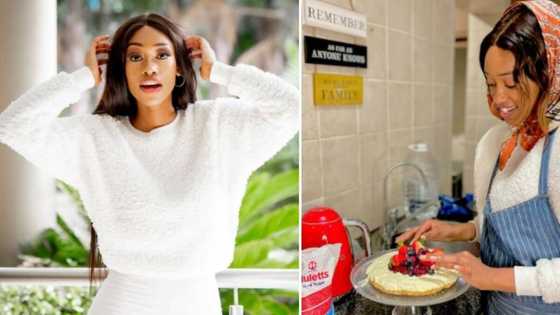 Itumeleng Khune's wifey Sphelele shows off another one of her kitchen creations, Mzansi wowed by her cheeseboard