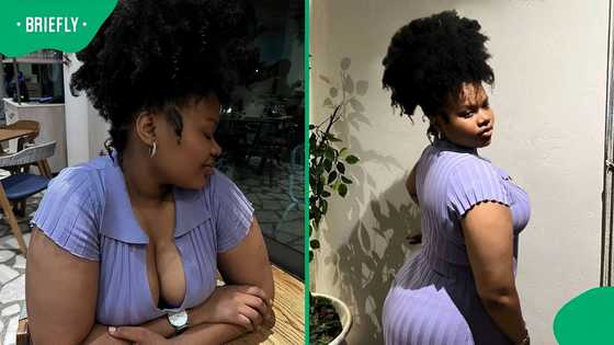 Mzansi woman flaunts her afro hair in a viral video, leaving followers impressed