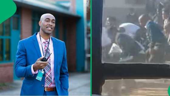 Principal makes students kneel for not calling him "The King," shares video