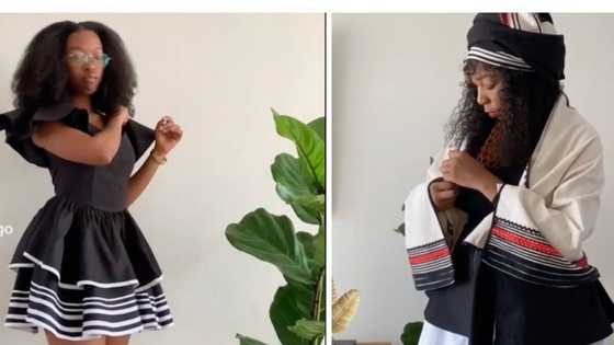 Xhosa daughter shows off mum in traditional wear, video goes viral in Mzansi