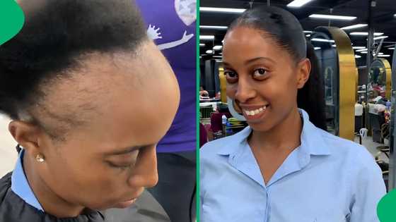 Cava the transformation: Pretoria hairstylist stuns with incredible hairline transformation