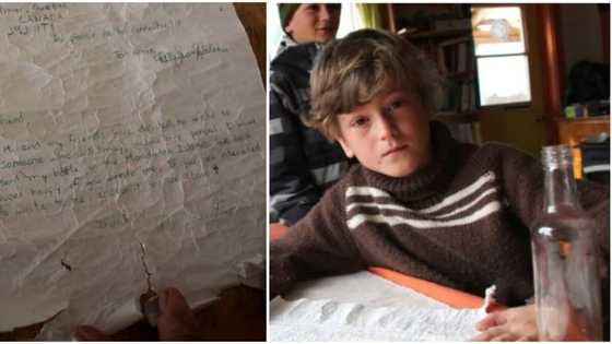8-Year-Old boy finds amazing letter tossed into the ocean 25 years ago