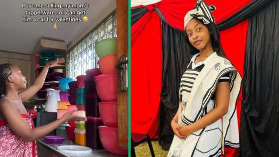 Woman jokes about selling mom's Tupperware to buy bae Valentine's gift: "Anything for him"