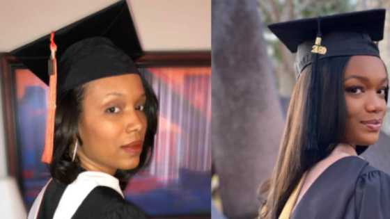Determined lady bags master's degree 2 years after her mom earned hers