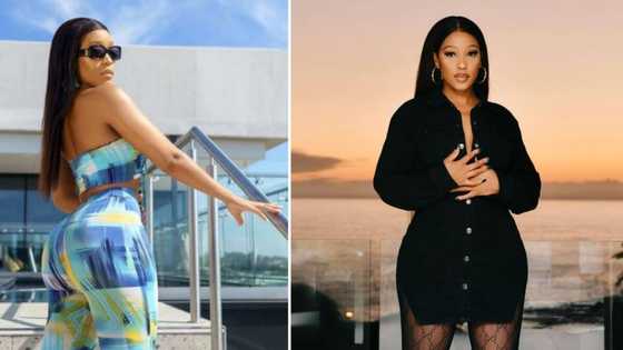 Buhle Samuels announces birth of baby girl with sweetest post, fans can't believe she hid her pregnancy
