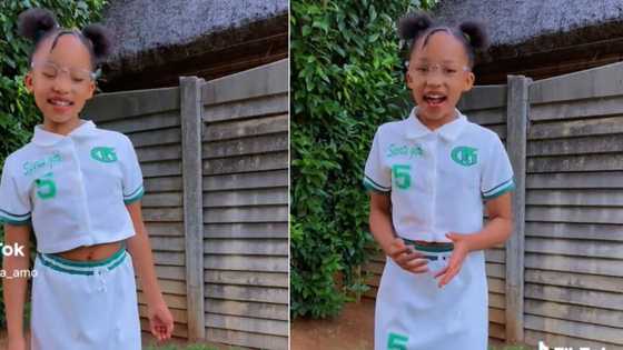 Girl recreates TikTok amapiano dance tutorial and gets 1.9M views, Mzansi in love with dancing cutie