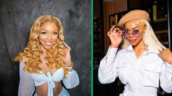 Khosi Twala shows off stunning figure in 4 pictures, fans stunned: "There's no one like Khosi Twala"