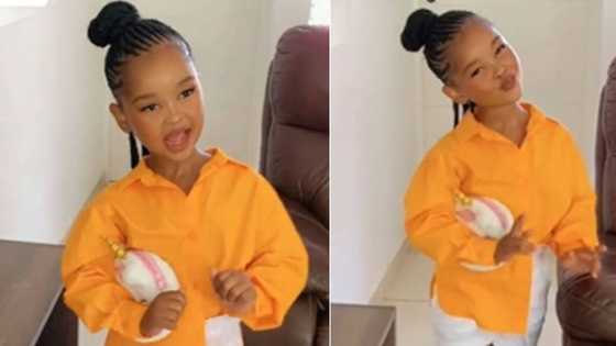 Cute girl dancing to ampaiano in TikTok garners 1.5M views, Mzansi gushes over adorable child's moves
