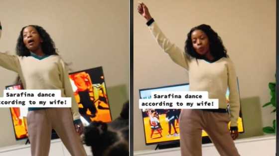 Man's TikTok video of wife's dance to 'Sarafina entertains Mzansi as she tries to nail choreography