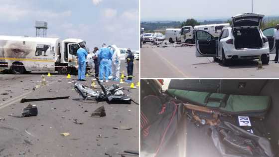 Heavily armed gang attack cash in transit van in Delmas, 2 robbers killed, SA applauds