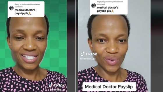 South African Medical doctor's payslip gets 1M views on TikTok, Mzansi floored by huge tax deductions