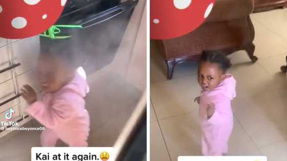 Mom tames toddler's shenanigans using water in hilarious TikTok video, other parents relate: "I'm trying this"