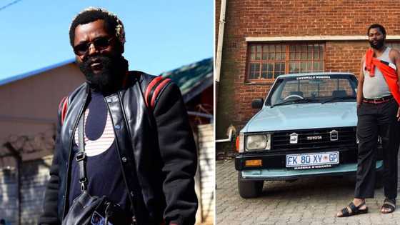 Sjava shows off his clean classic Toyota Cressida, Mzansi in awe: "I need to add one to my garage"