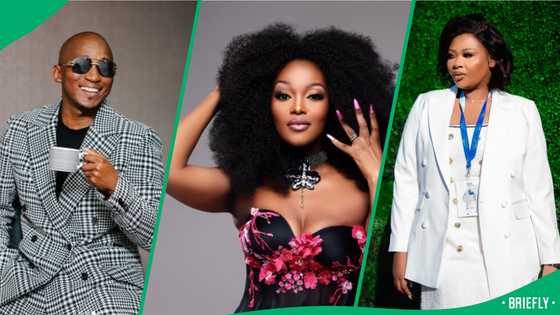 Khuli Chana, Anele Mdoda and Bokang Montjane celebrate their children's year-end academic wins