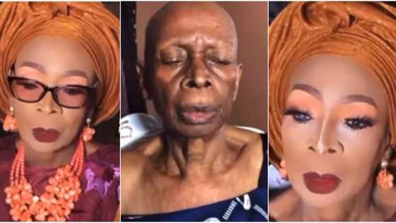 Grandma transforms into gorgeous young woman with "magical" makeup in cute video