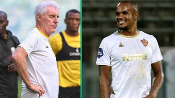 Bafana coach Hugo Broos will be looking to Stellenbosch FC forward Iqraam Rayners to score goals