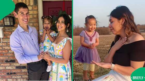 "May this union last forever": SA reacts to toddler assisting dad propose to his woman