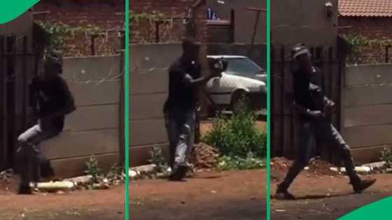 Viral video of a drunk man's hilarious reflexes leaves South Africans cracking jokes