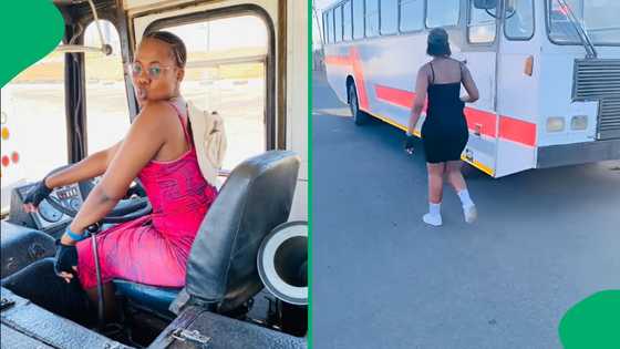 "As men, we're inspired by you": Young female bus driver's video goes viral, SA's motivated