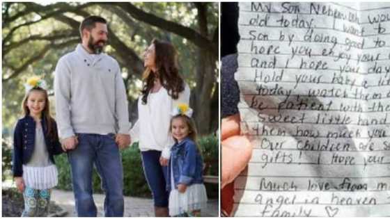 Woman goes for daughter's birthday cake, finds touching note from stranger who paid for it