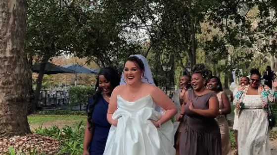 "They invited themselves": Hotel guests steal hearts at wedding