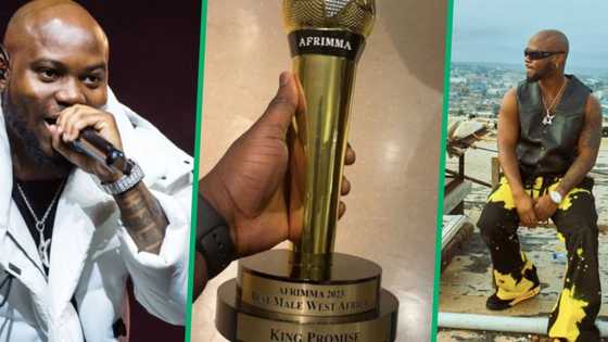 AFRIMMA 2023 organisers mistake King Promise as Nigerian after Best Male West Africa win, Ghanaians react