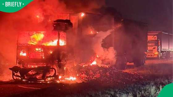 Trucks torched in N3 attack near Vosloorus as suspects open fire on vehicles, South Africans react