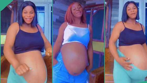 "My water broke": Pregnant lady suddenly delivers twins after she was booked for C-Section