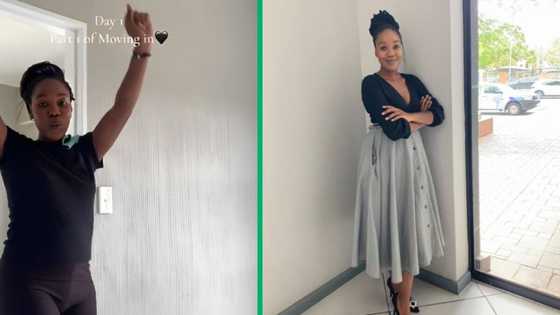 Lady moves into apartment flexes online: "It's crazy when you are living your answered prayer life"