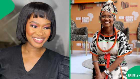 Zenande Mfenyane fangirls over Nxolo Grootboom: "Ndavele nda nervous"
