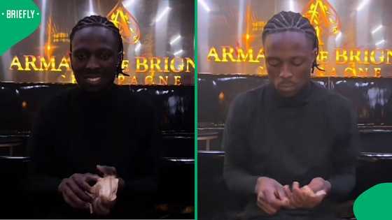 Cleaner at Saint Champagne Bar & Lounge in Cape Town goes viral for counting his stack of cash